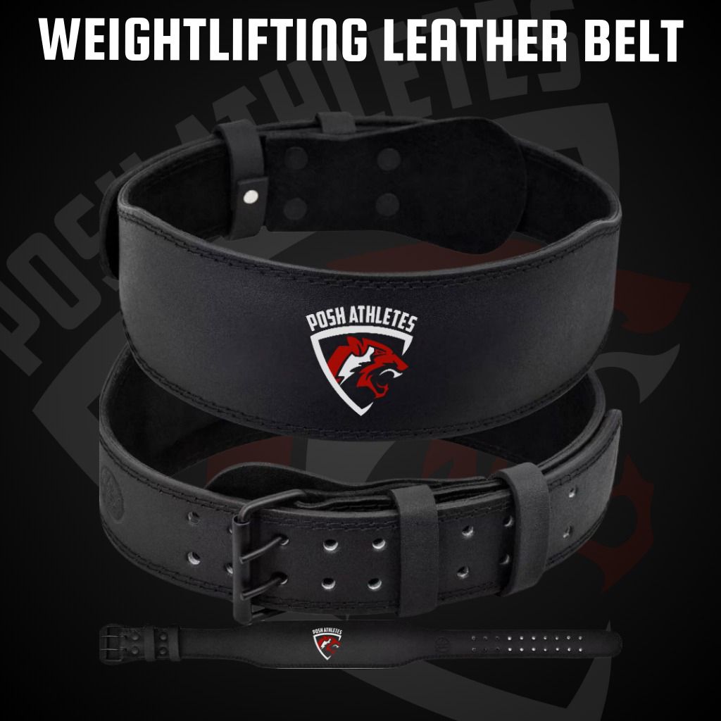 Premium Weightlifting Leather Belt – Durable Support for Powerlifting & Gym Workouts