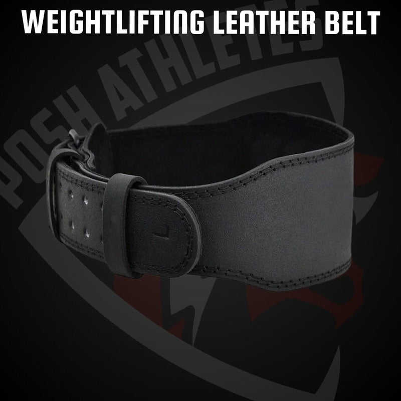 Premium Weightlifting Leather Belt – Durable Support for Powerlifting & Gym Workouts